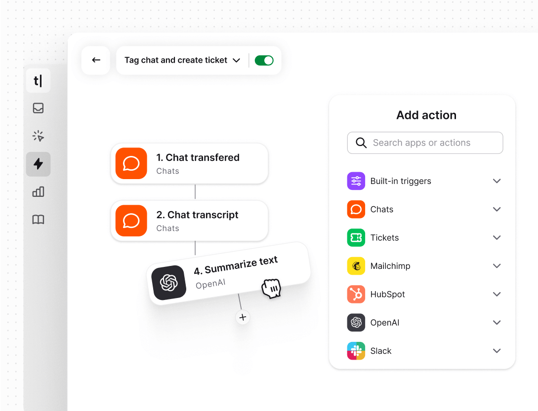 Automations in Text App for marketers